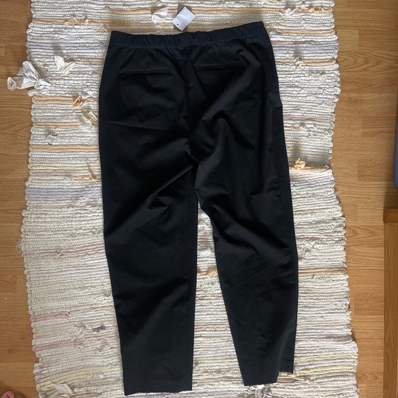 NWT J. Jill Black Stretch Waist Straight Leg Trousers / Pants Size 16 - Picture 5 of 6